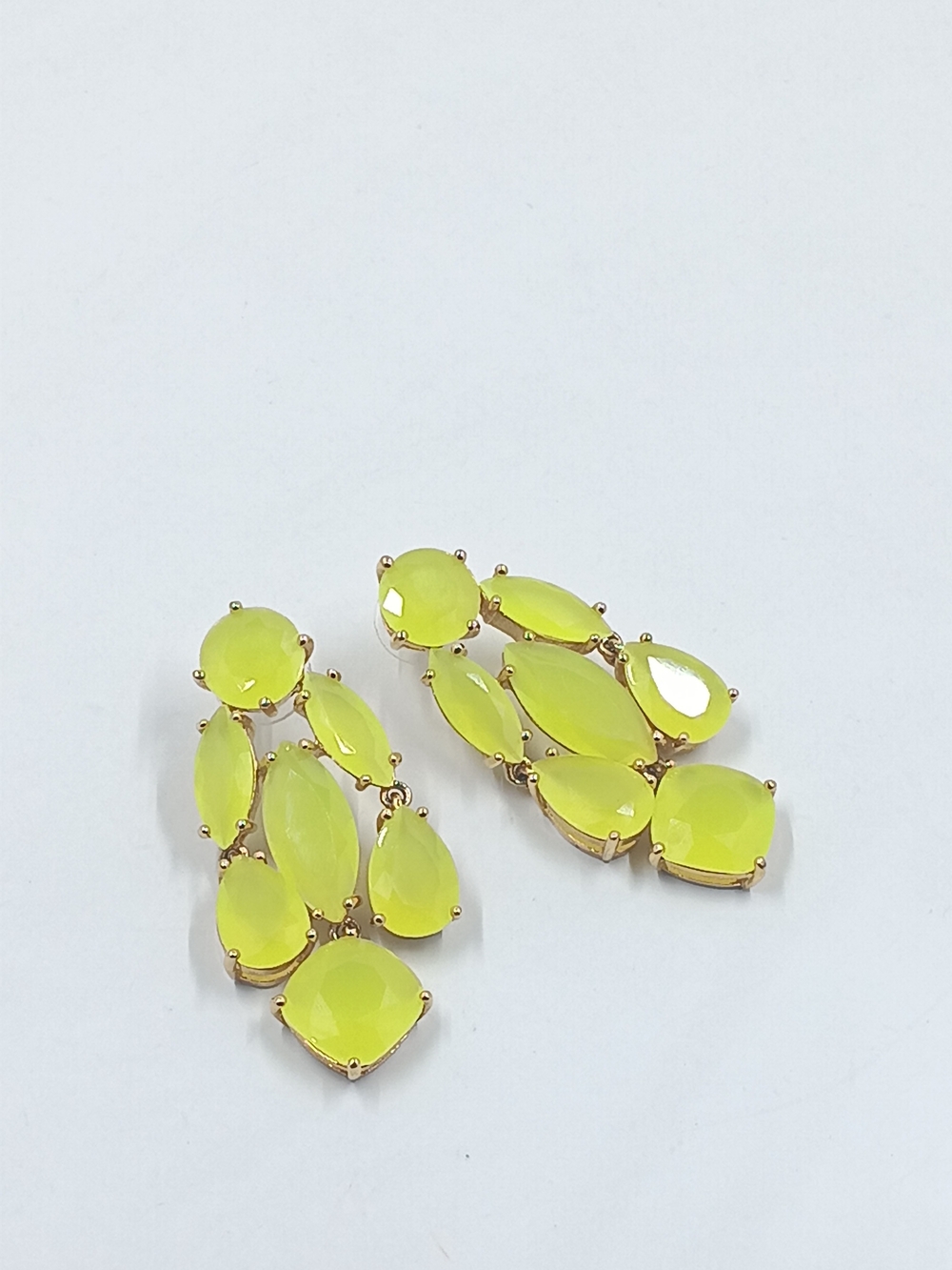 Yellow Teardrop Cluster Earrings - Kate Spade